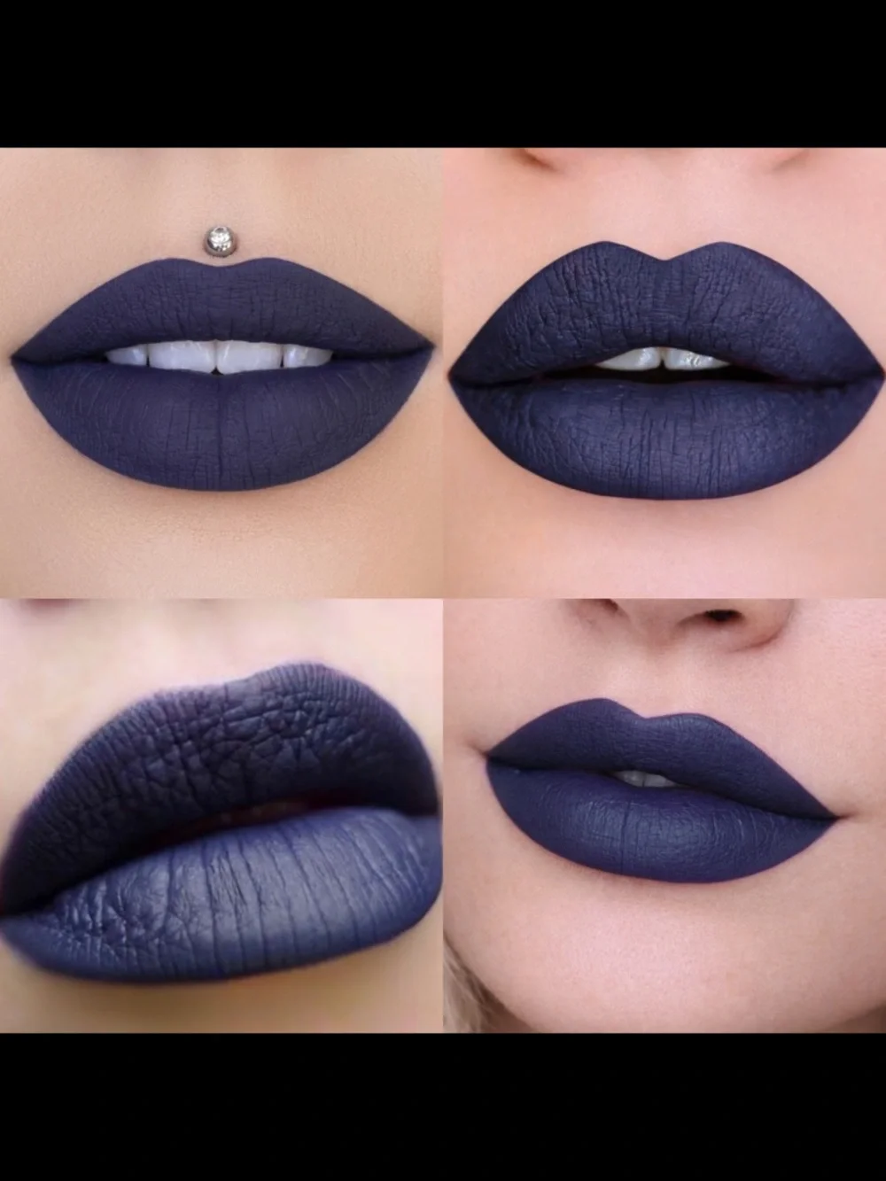 Jeffree Star | ‘Abused’ Velour Liquid Lipstick | NiB matte navy blue, rare